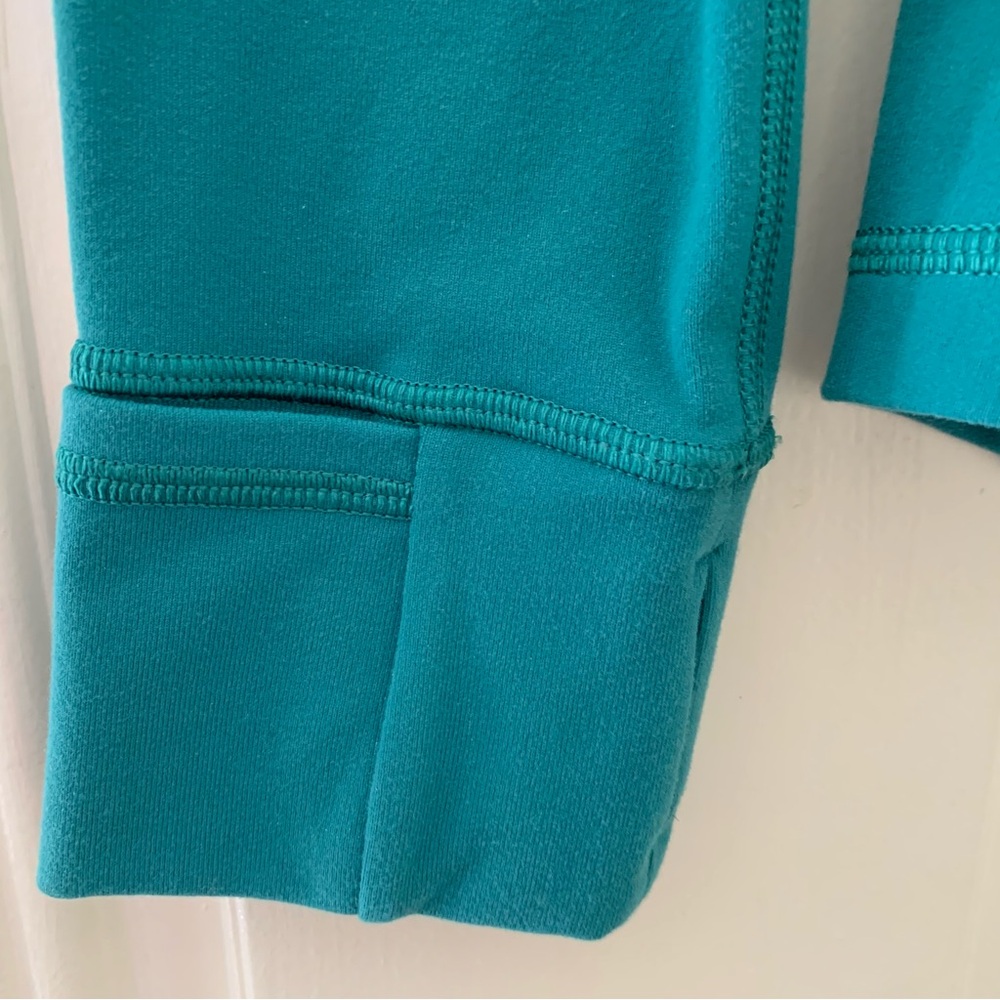 Lululemon Define Jacket Luon Teal Lagoon Size 8 Full Zip - Picture 7 of 11
